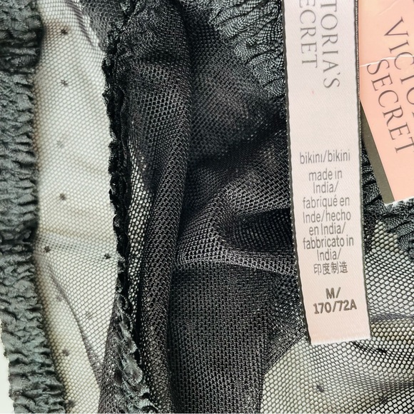 32DD MEDIUM Victoria’s Secret black lace bra set - Picture 7 of 7